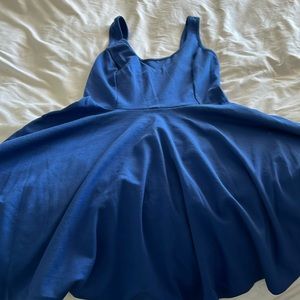 Women’s Size XS Fit and Flare Sleeveless Dress in Blue